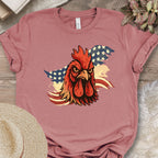 Patriotic Rooster Tee