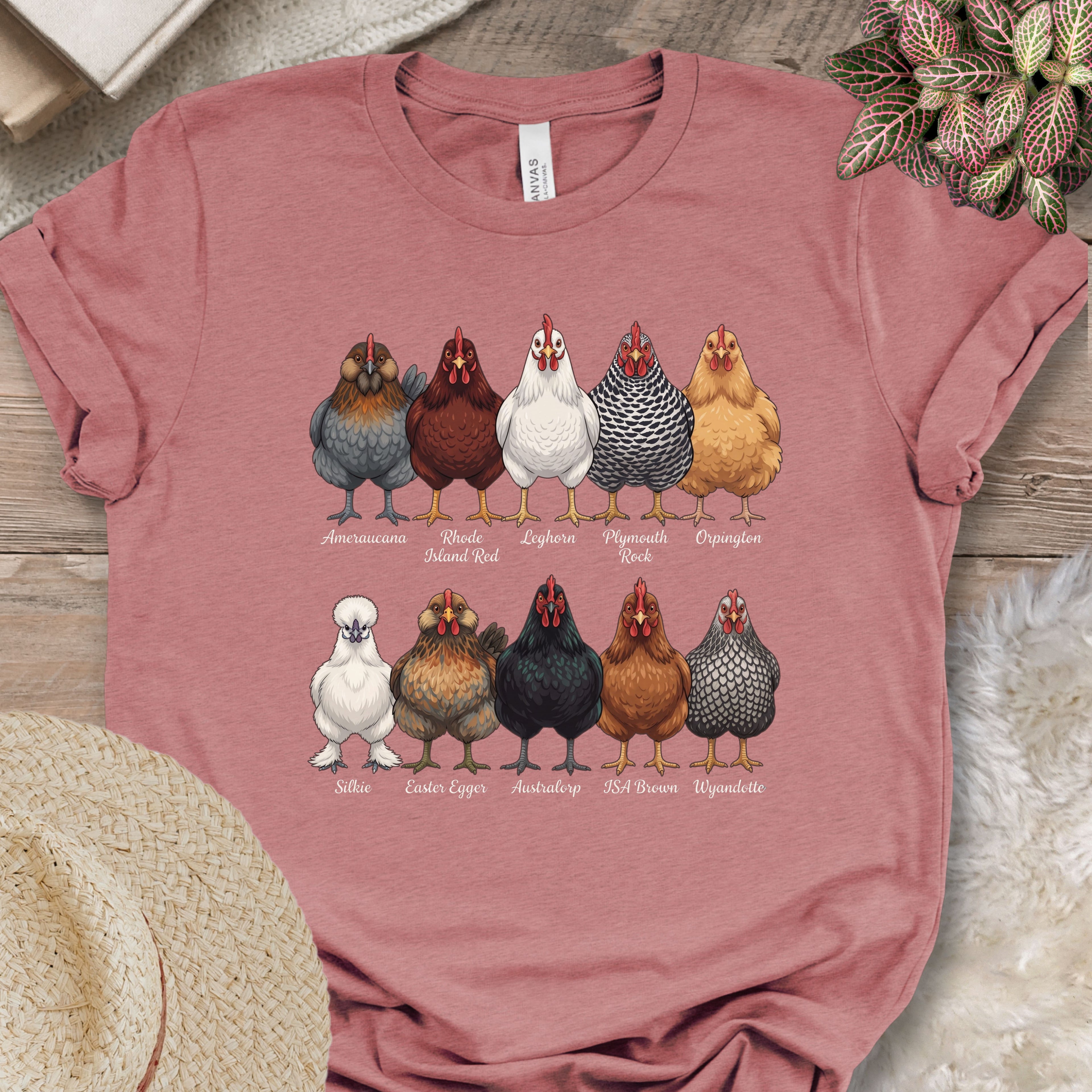 Chicken Collection Graphic Shirt