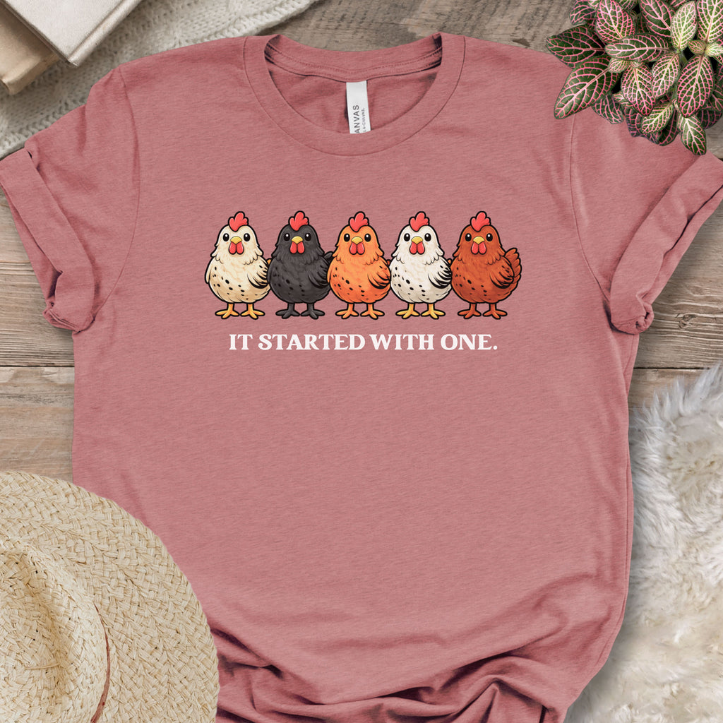 Chicken Flock Growth Statement T-Shirt