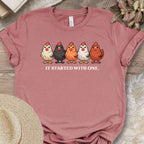 Chicken Flock Growth Statement T-Shirt