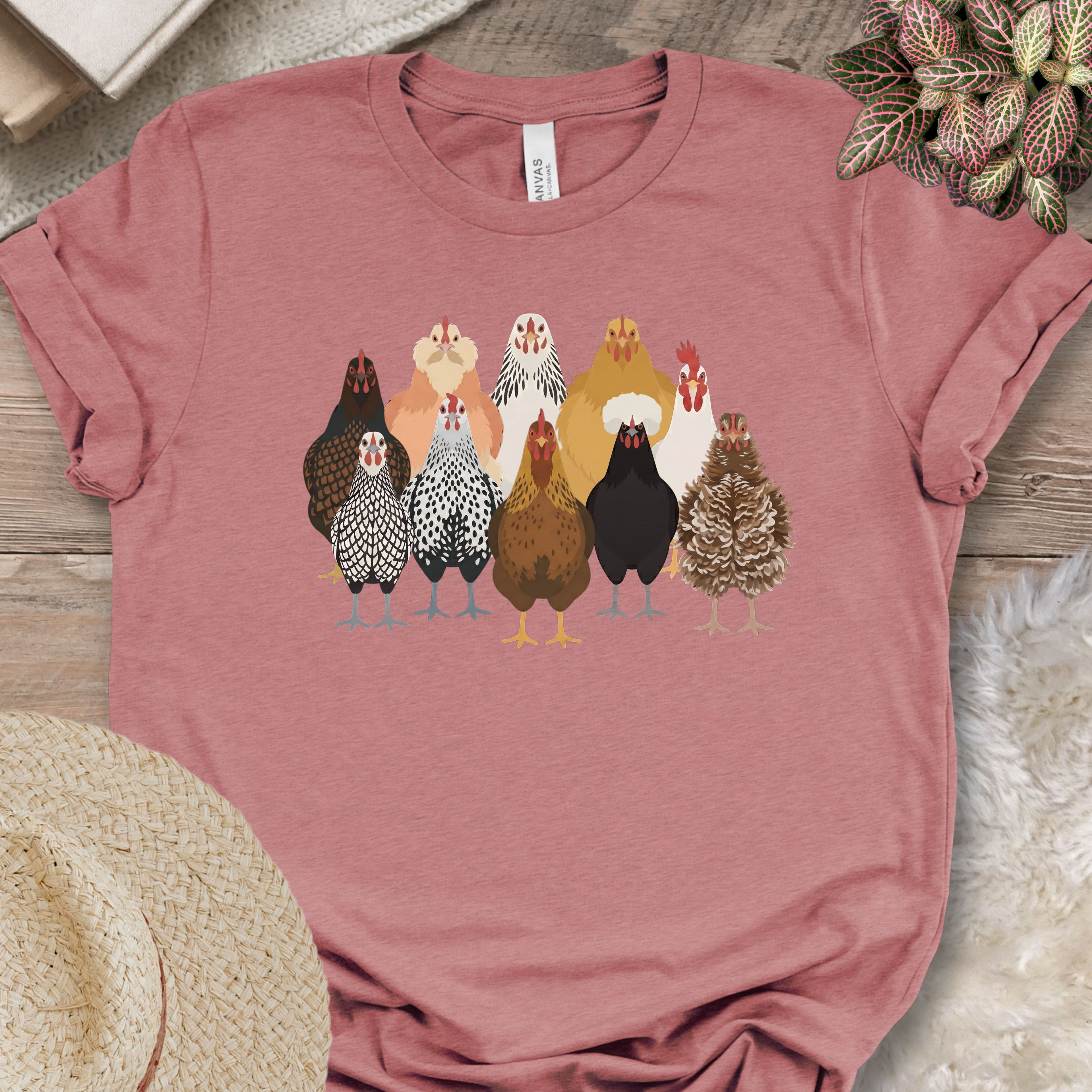 Backyard Chicken Flock T-Shirt (B)