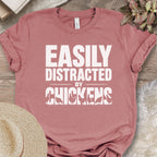 Vintage Distressed Chicken Graphic Tee