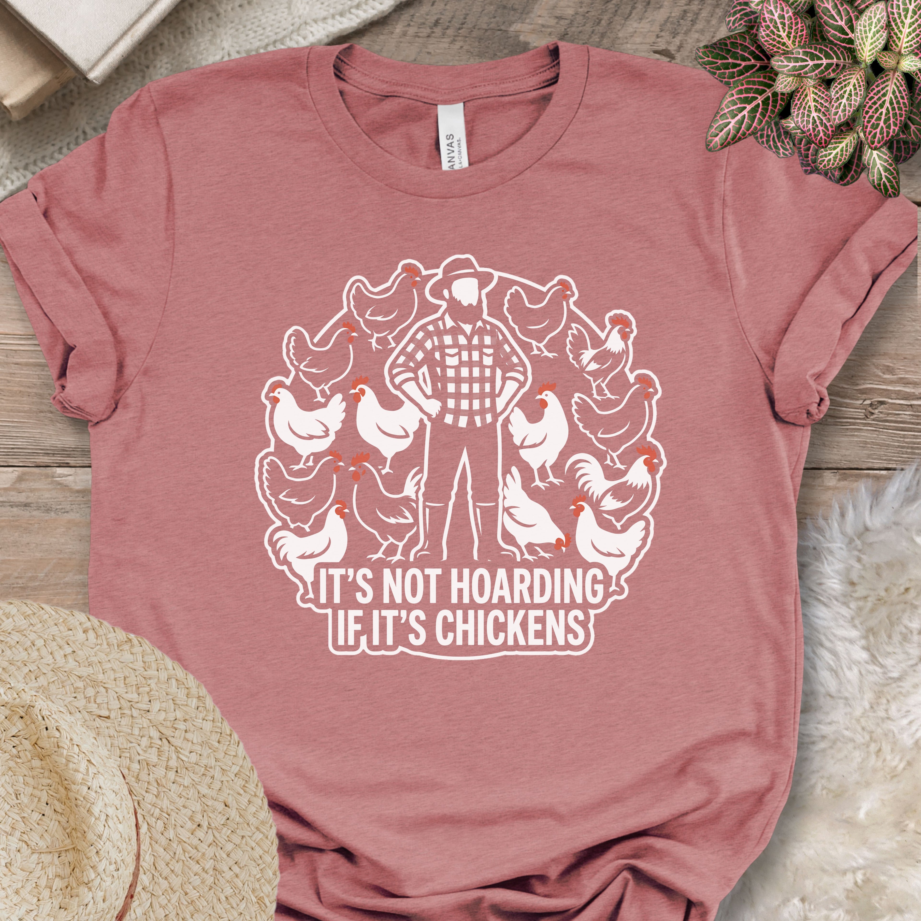 Not Hoarding Chicken Dad Shirt
