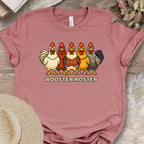 Rooster Lineup Farm Graphic T-Shirt