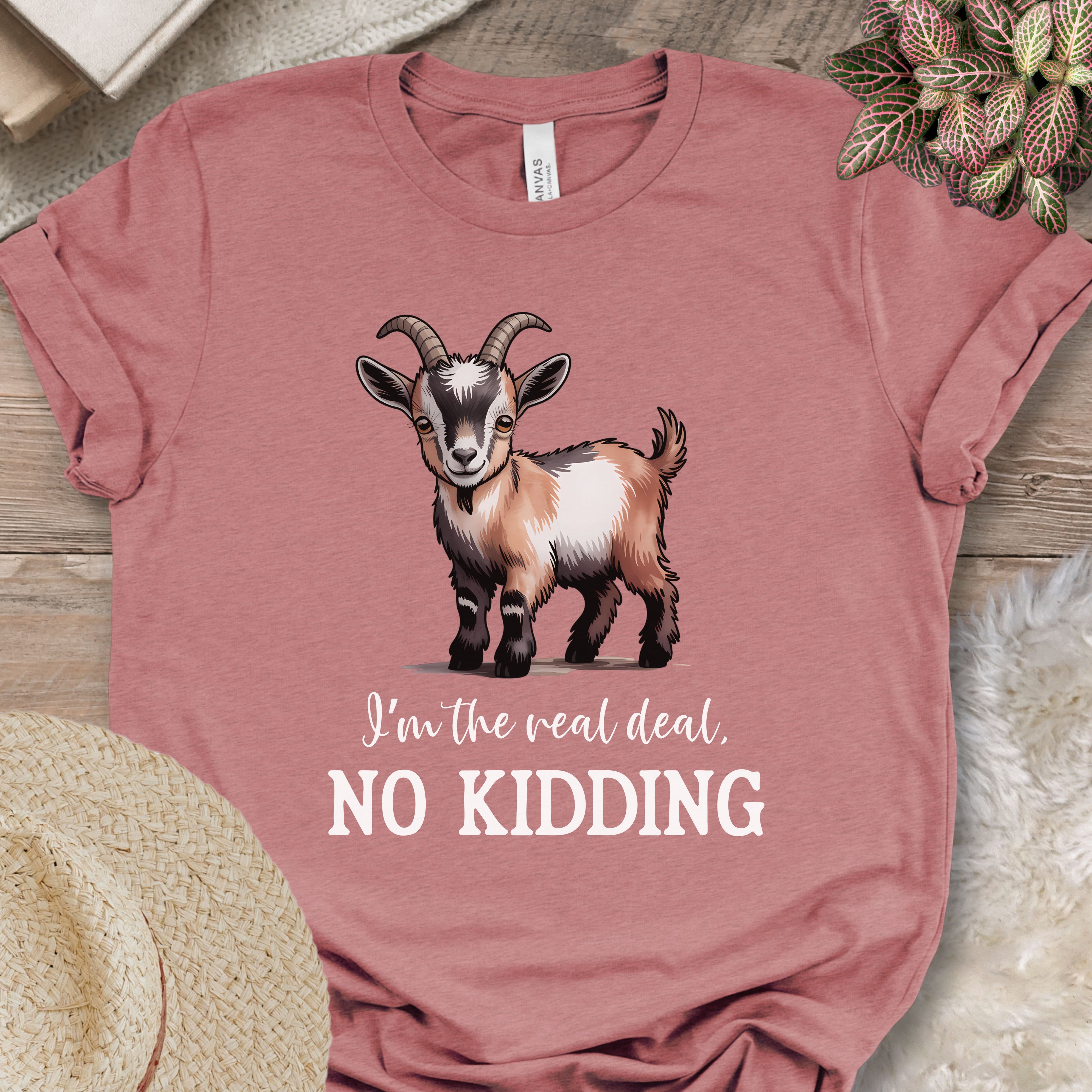 No Kidding Goat Tee
