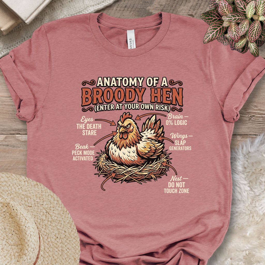 Broody Hen Anatomy T-Shirt