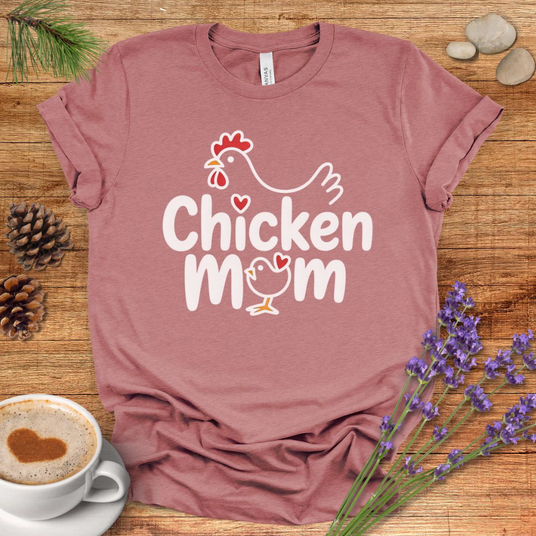 Hen Heart Chicken Mom Shirt