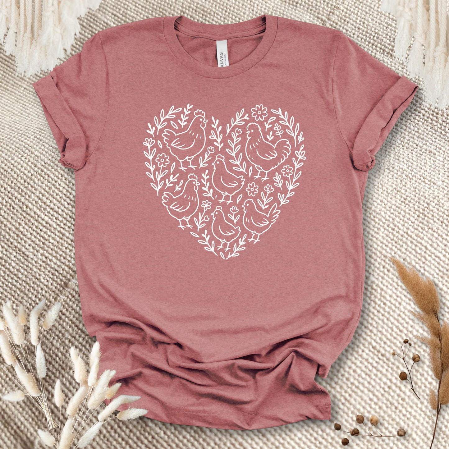 Chicken Heart Floral Tee