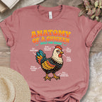 Chicken Chaos Anatomy Graphic Tee