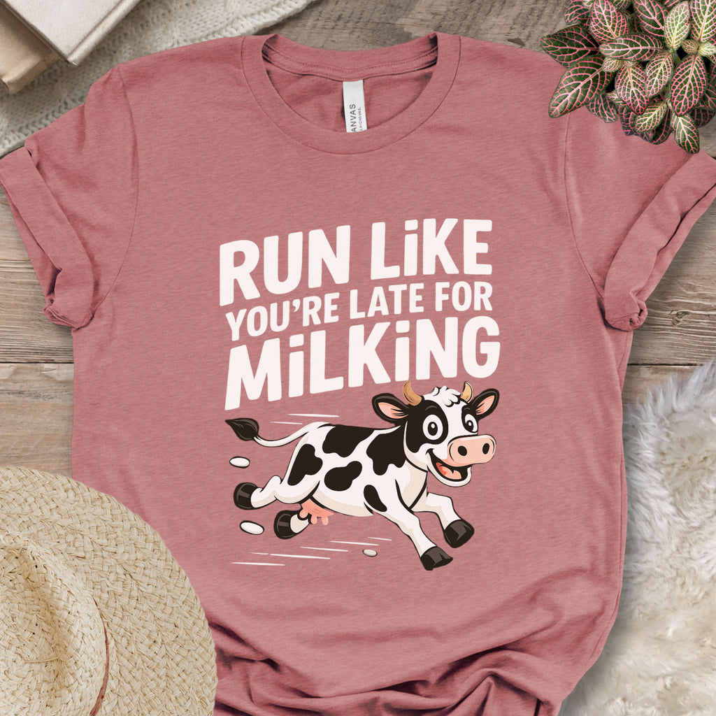 Run Like You’re Late for Milking Tee