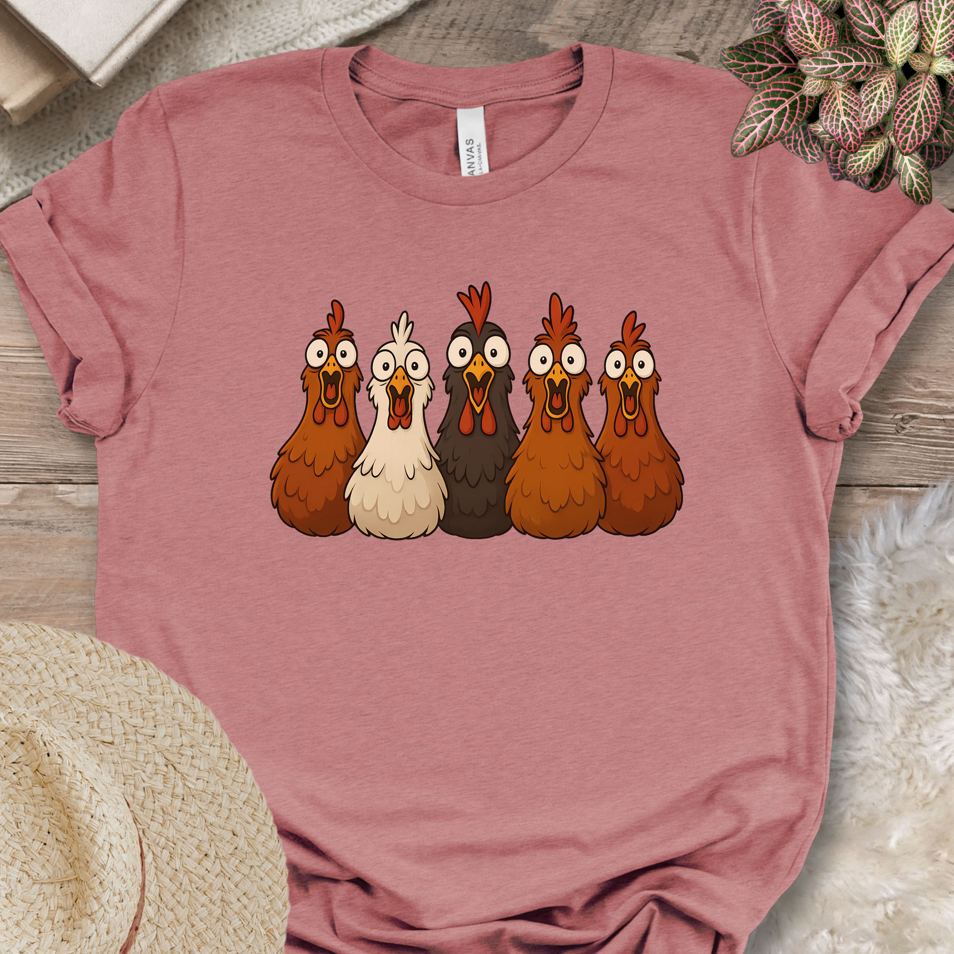 Surprised Chickens Tee
