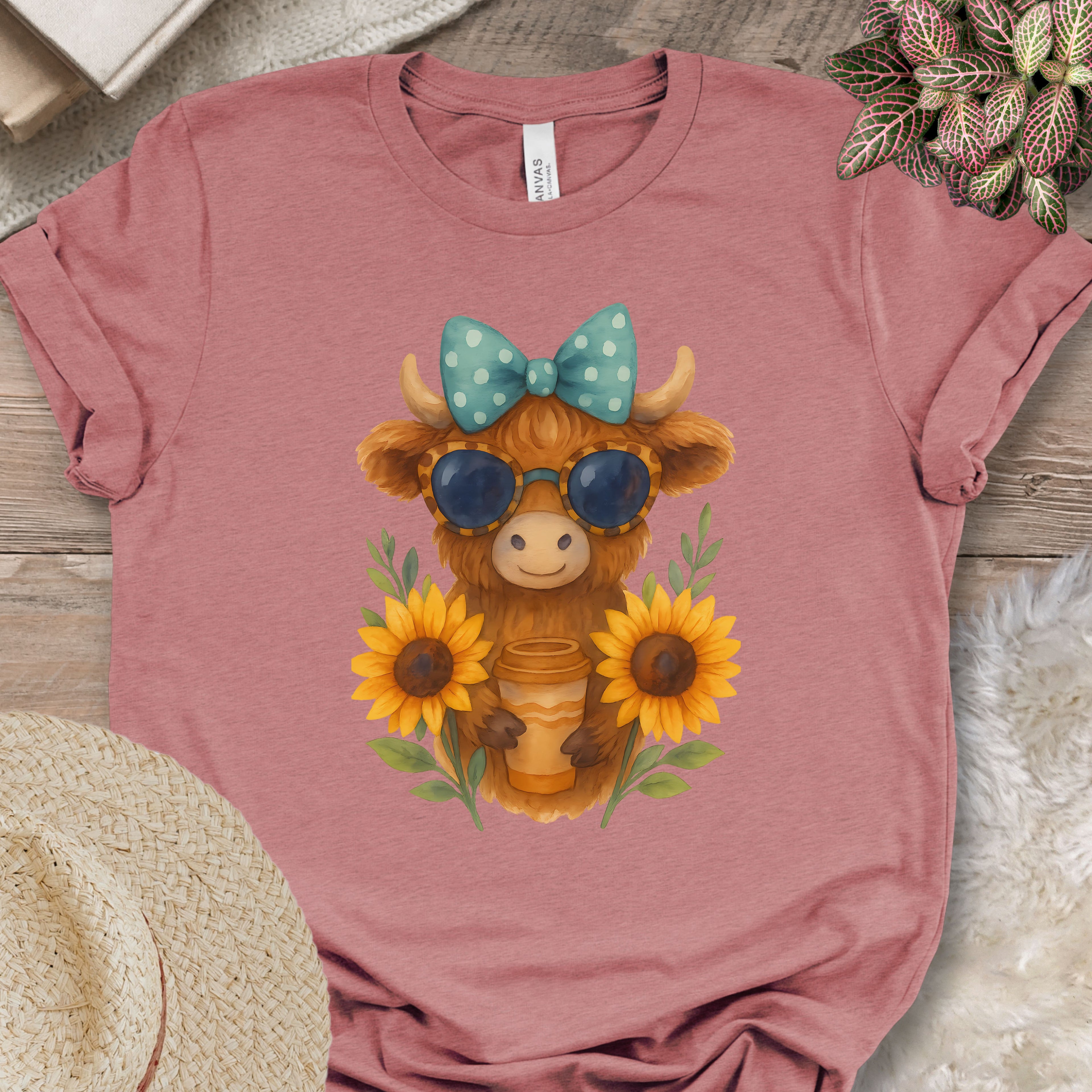 Cute Highland Cow Coffee Shirt