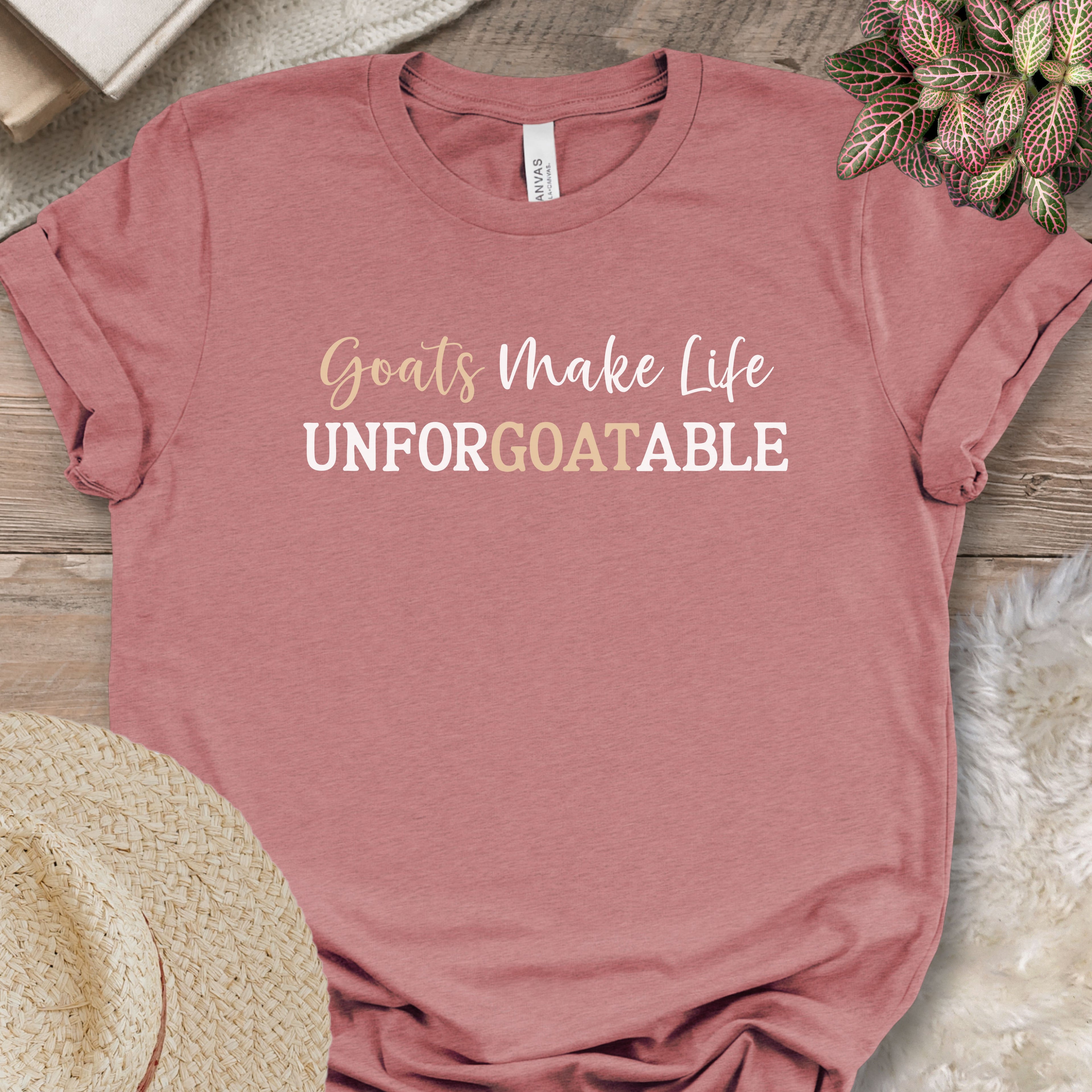 UnforGOATable Goat Tee