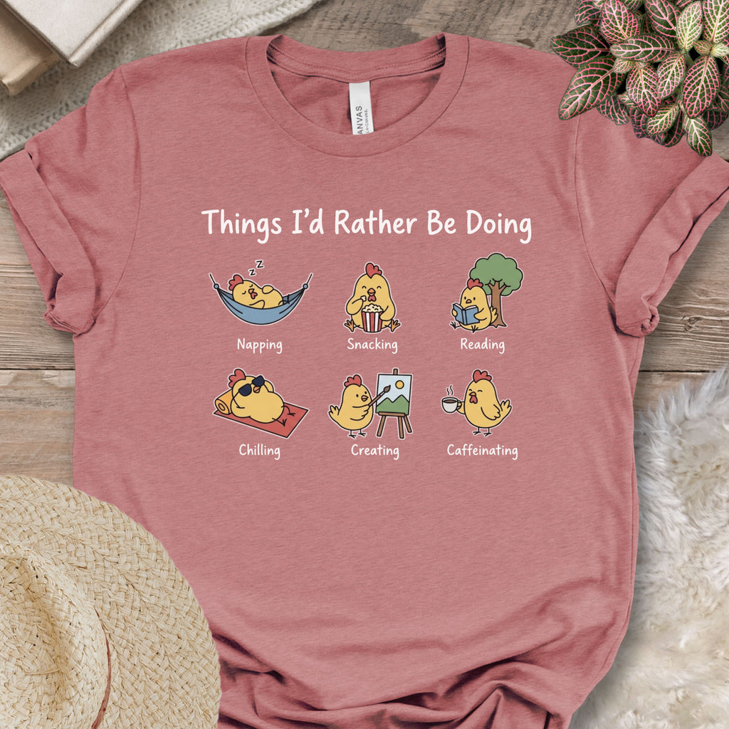 Chicken Lover Lifestyle Humor Shirt
