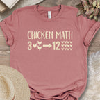 Chicken Keeper Humor Equation T-Shirt
