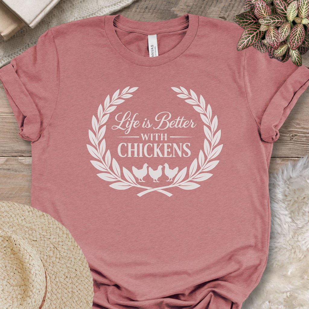 Rustic Poultry Lifestyle Crest T-Shirt
