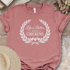 Rustic Poultry Lifestyle Crest T-Shirt