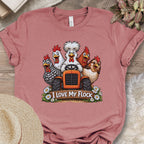 Tractor Chicken Flock Tee