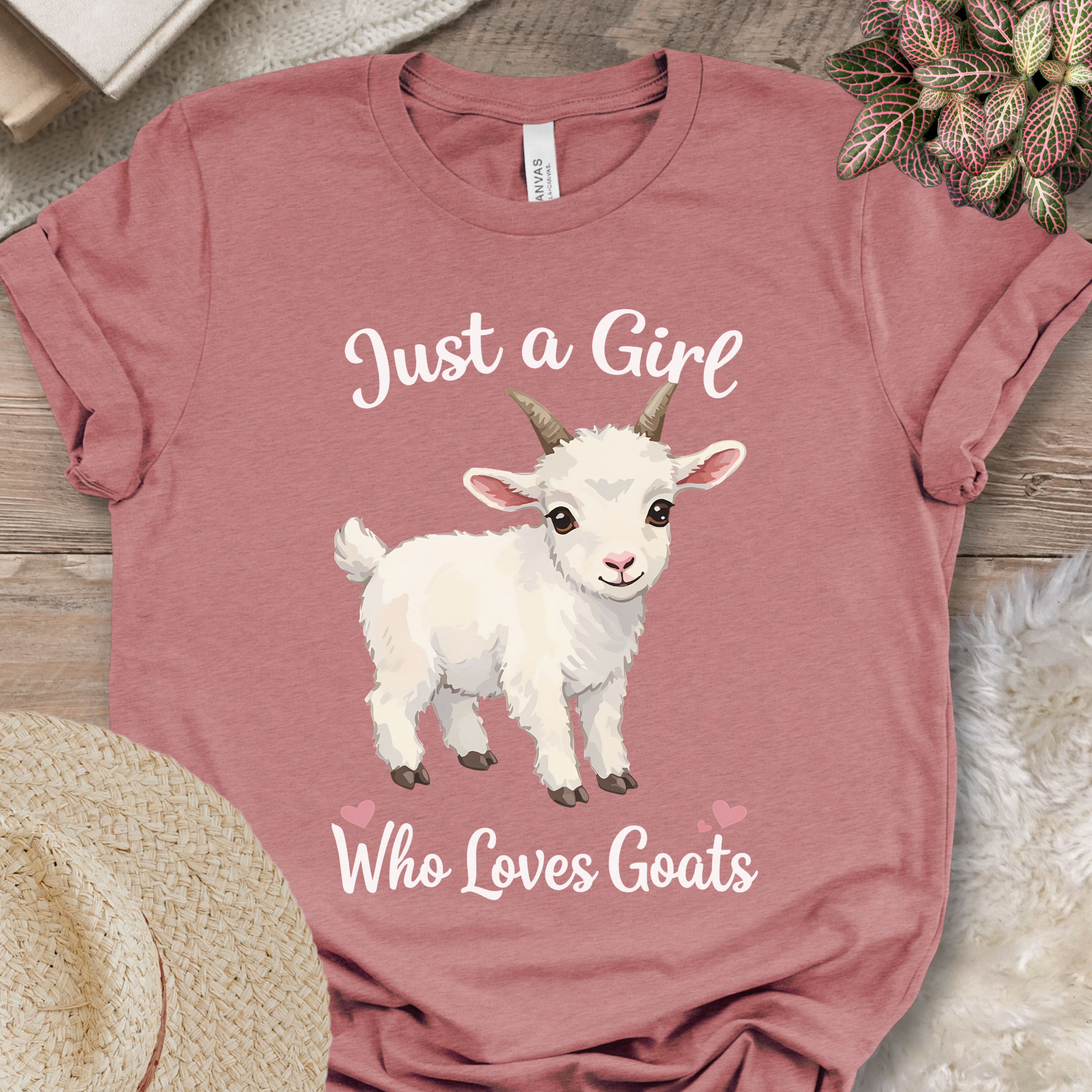 Just a Girl Who Loves Goats Tee