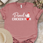 Proud Backyard Hen Mom Tee