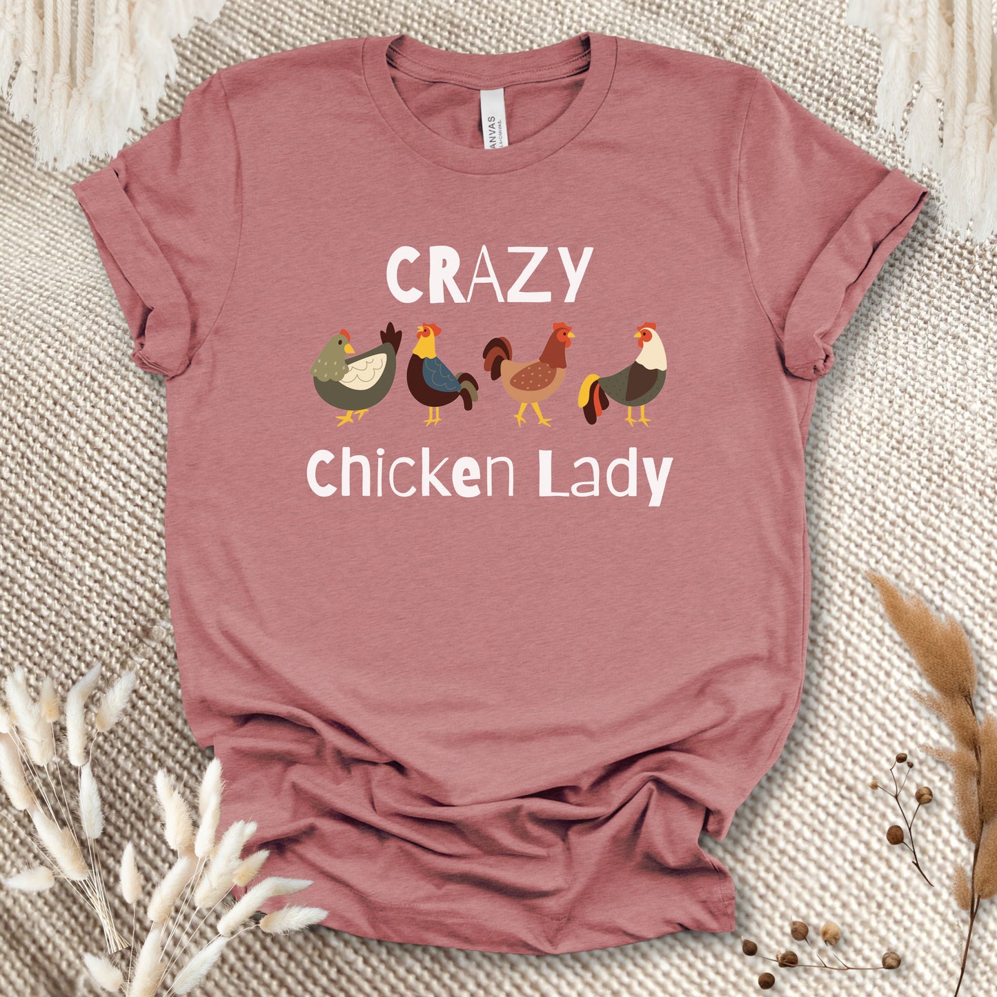 Crazy Chicken Lady T-shirt