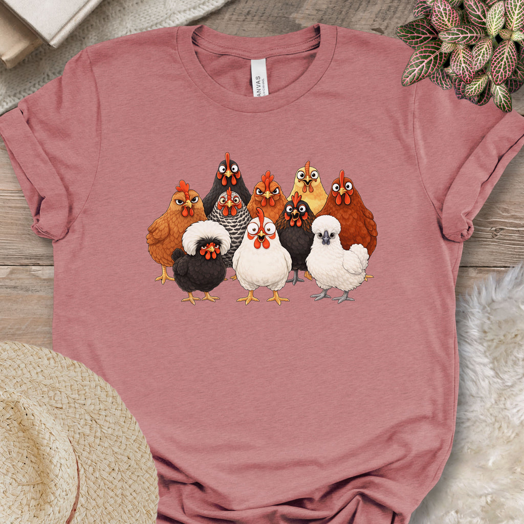 Silly Chicken Breeds Tee