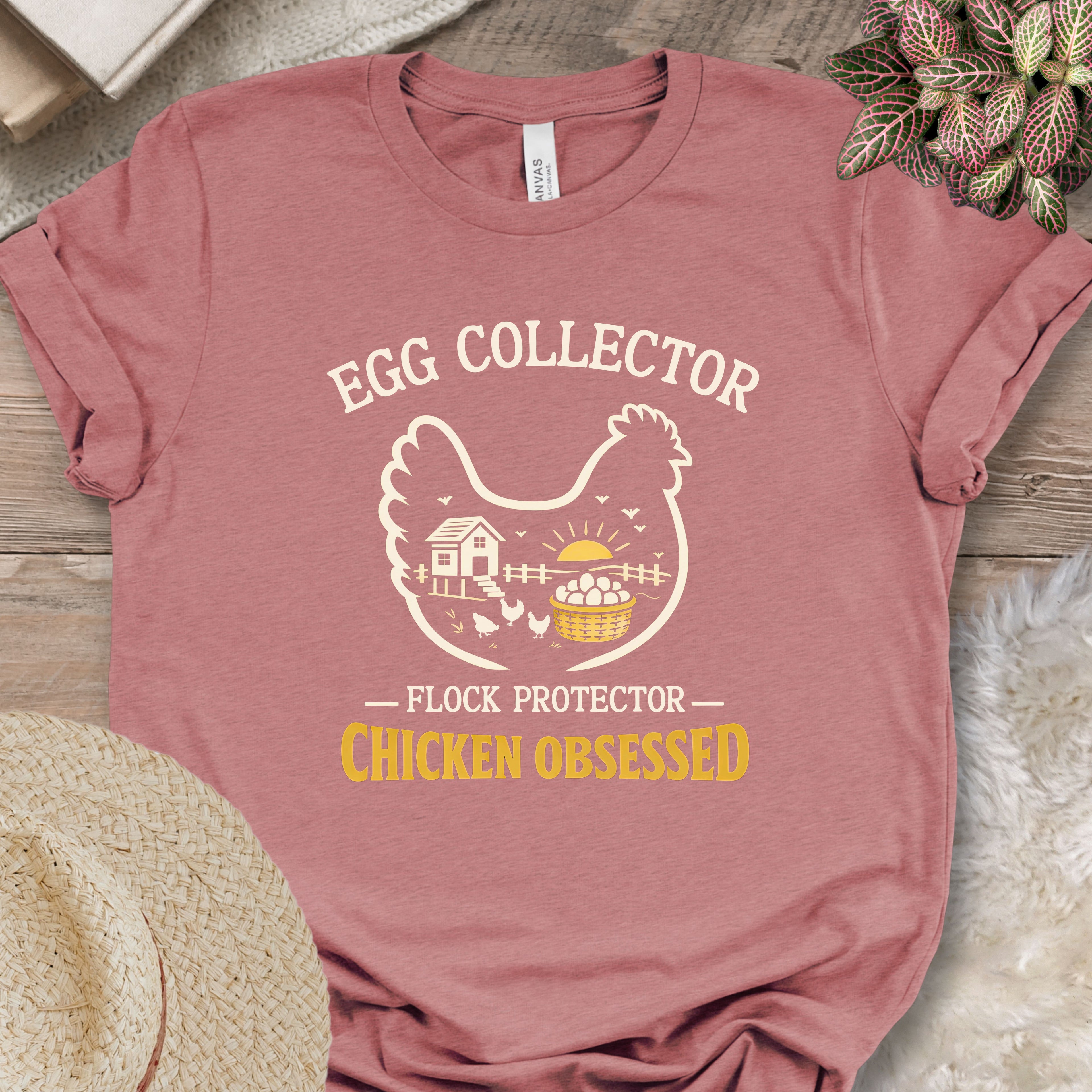 Chicken Obsessed Egg Collector Shirt