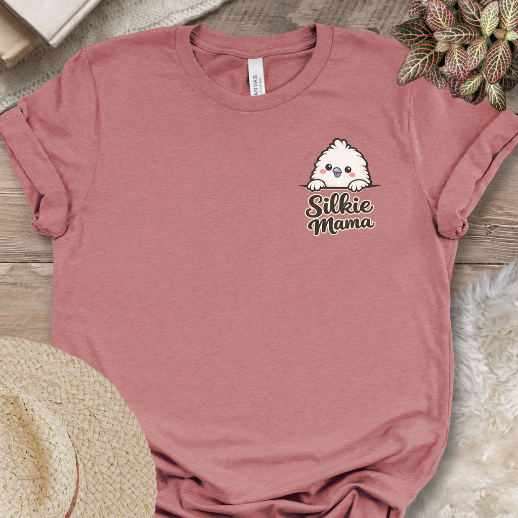 Silkie Mama Chest Print T-Shirt