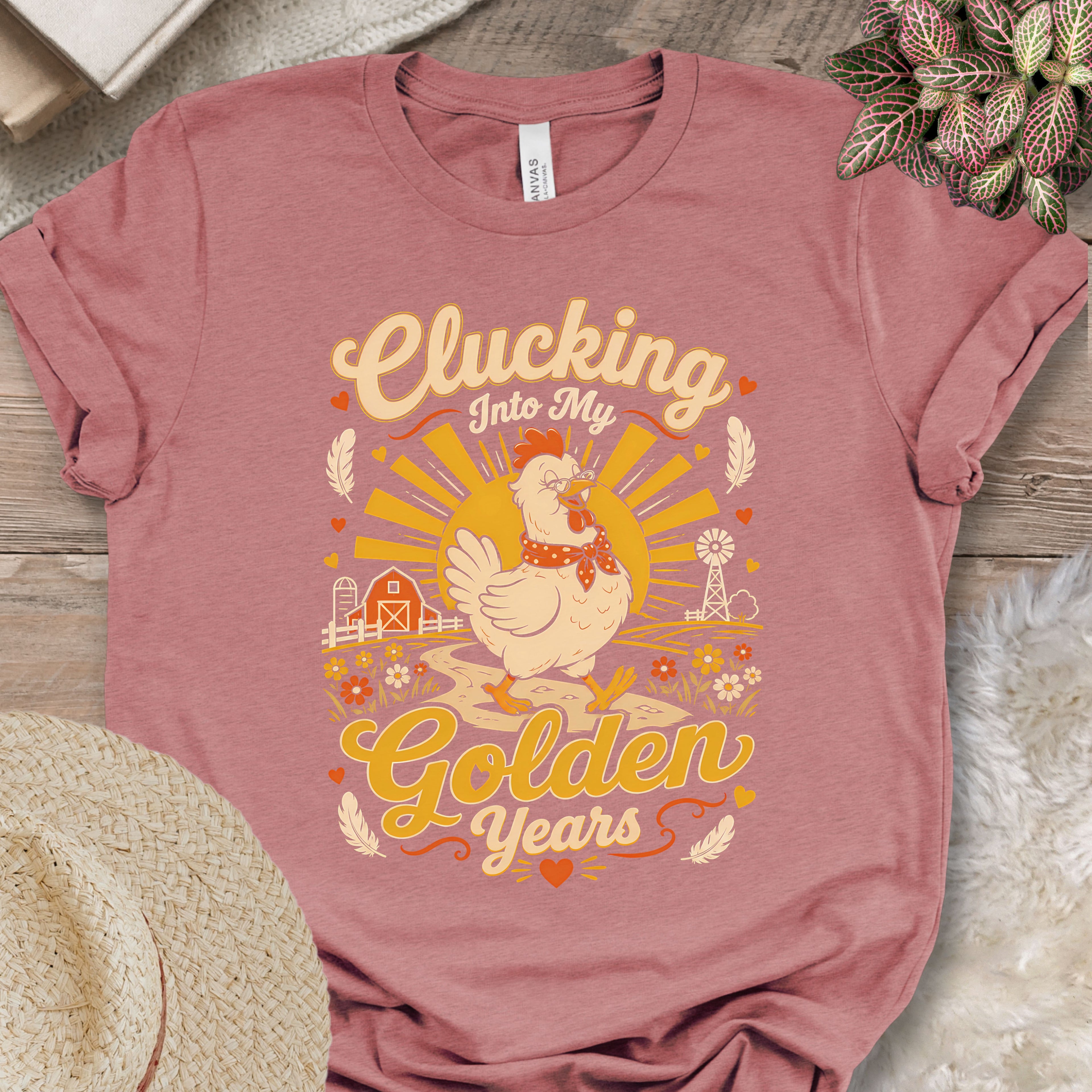 Clucking Into Golden Years T-Shirt