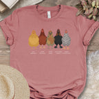 Backyard Chicken Breeds Tee (A)