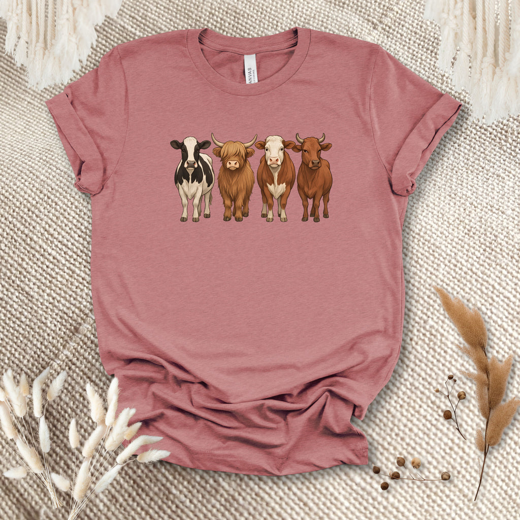 Four Cows Lineup Tee