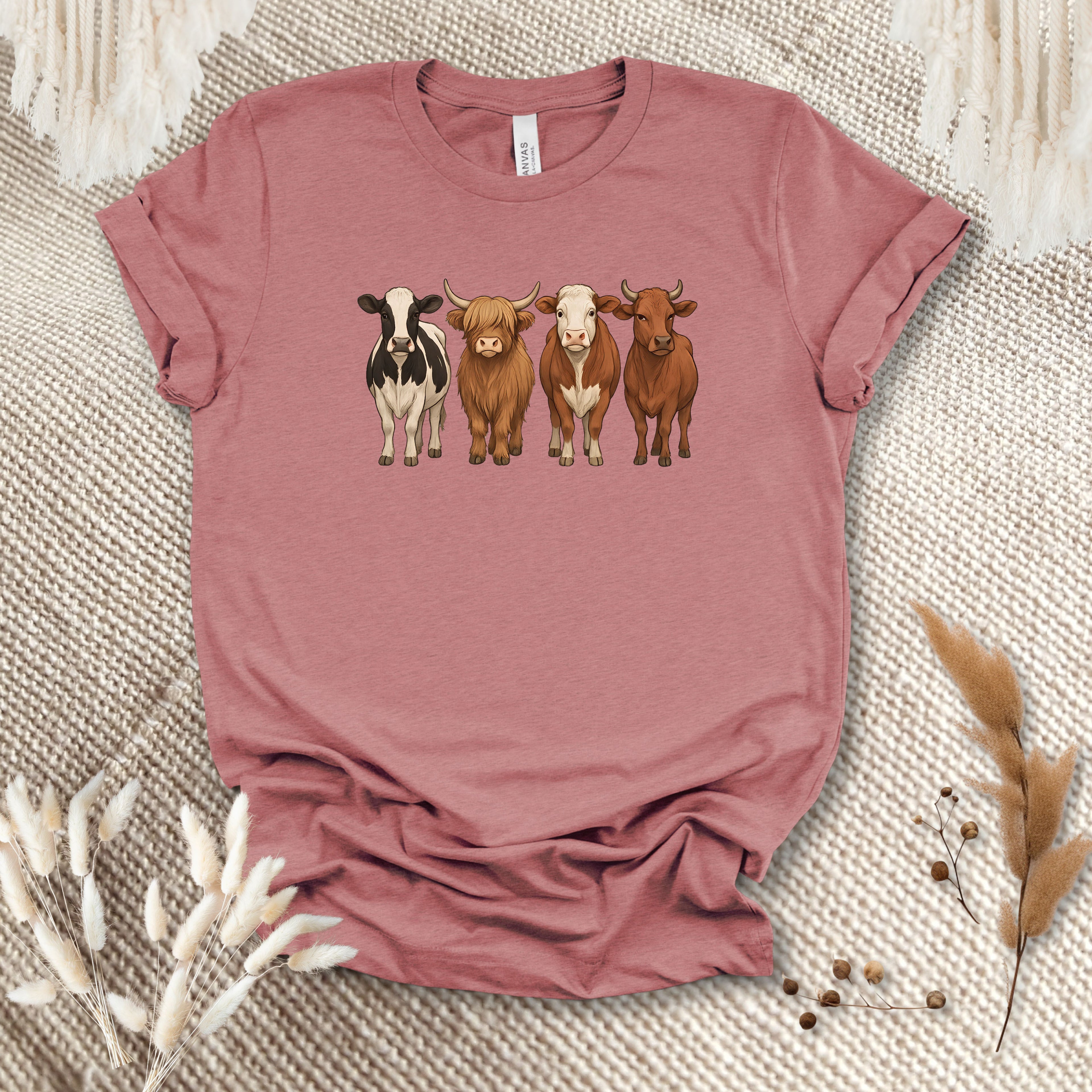 Four Cows Lineup Tee