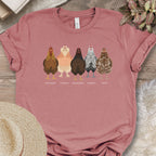 Backyard Chicken Breeds Tee (D)