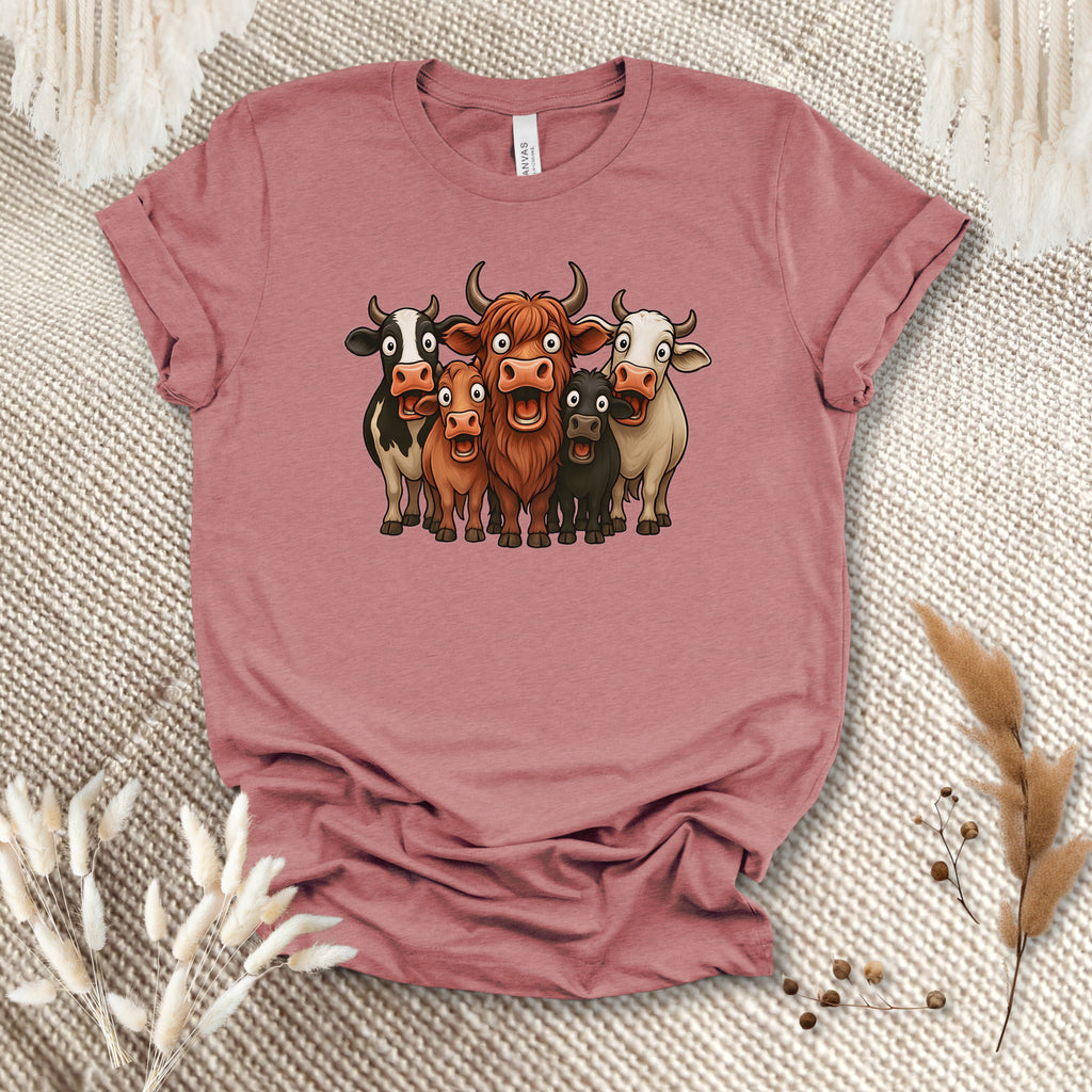 Surprised Cows Tee