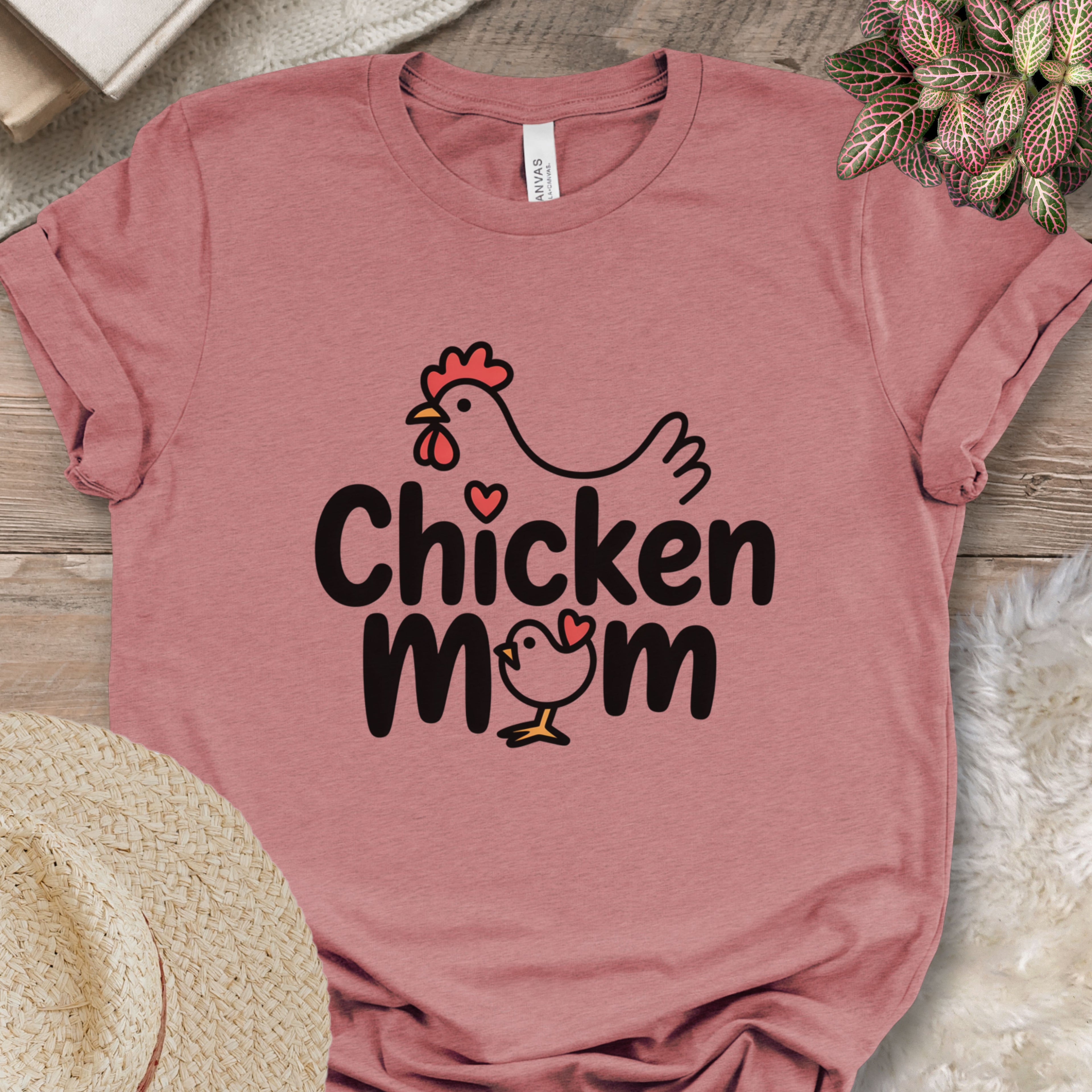 Hen Heart Chicken Mom Shirt