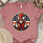 Patriotic Rooster Americana T-Shirt