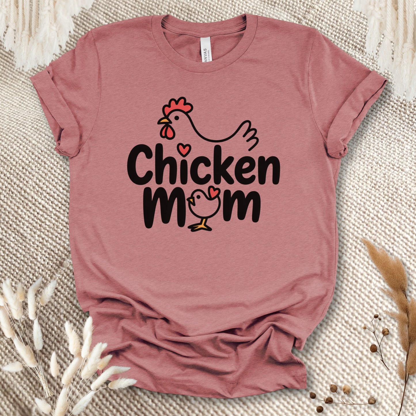 Hen Heart Chicken Mom Shirt