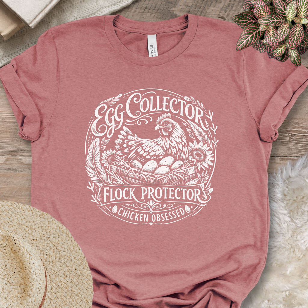 Egg Collector Flock Protector Tee