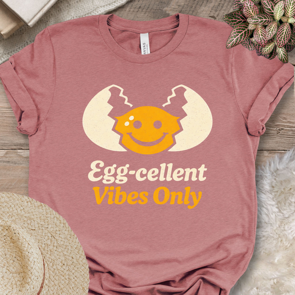 Eggcellent Vibes Chicken Shirt