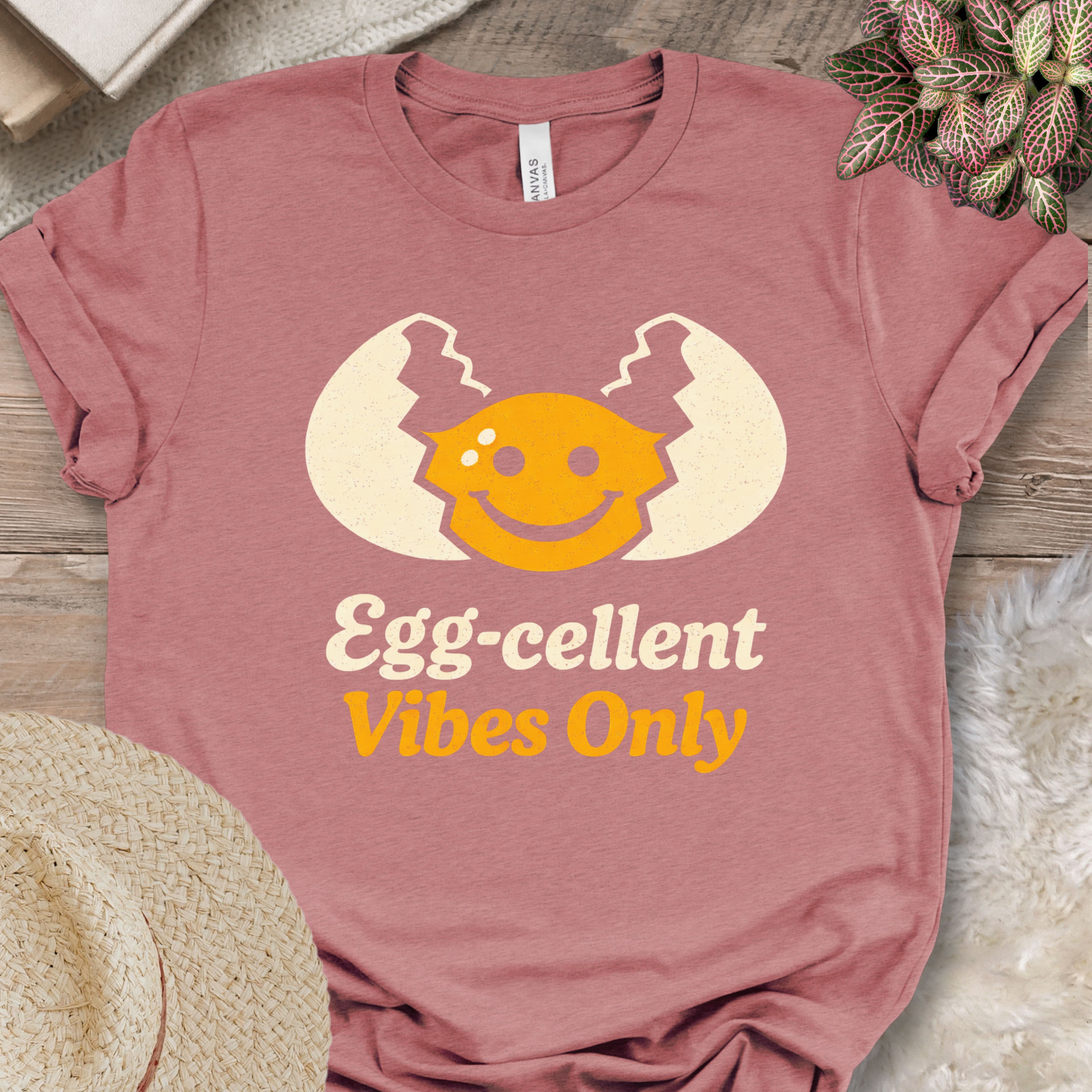 Eggcellent Vibes Chicken Shirt