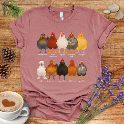 Fancy Chicken Breeds T-Shirt