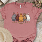 Heritage Chicken Breeds Lineup Shirt