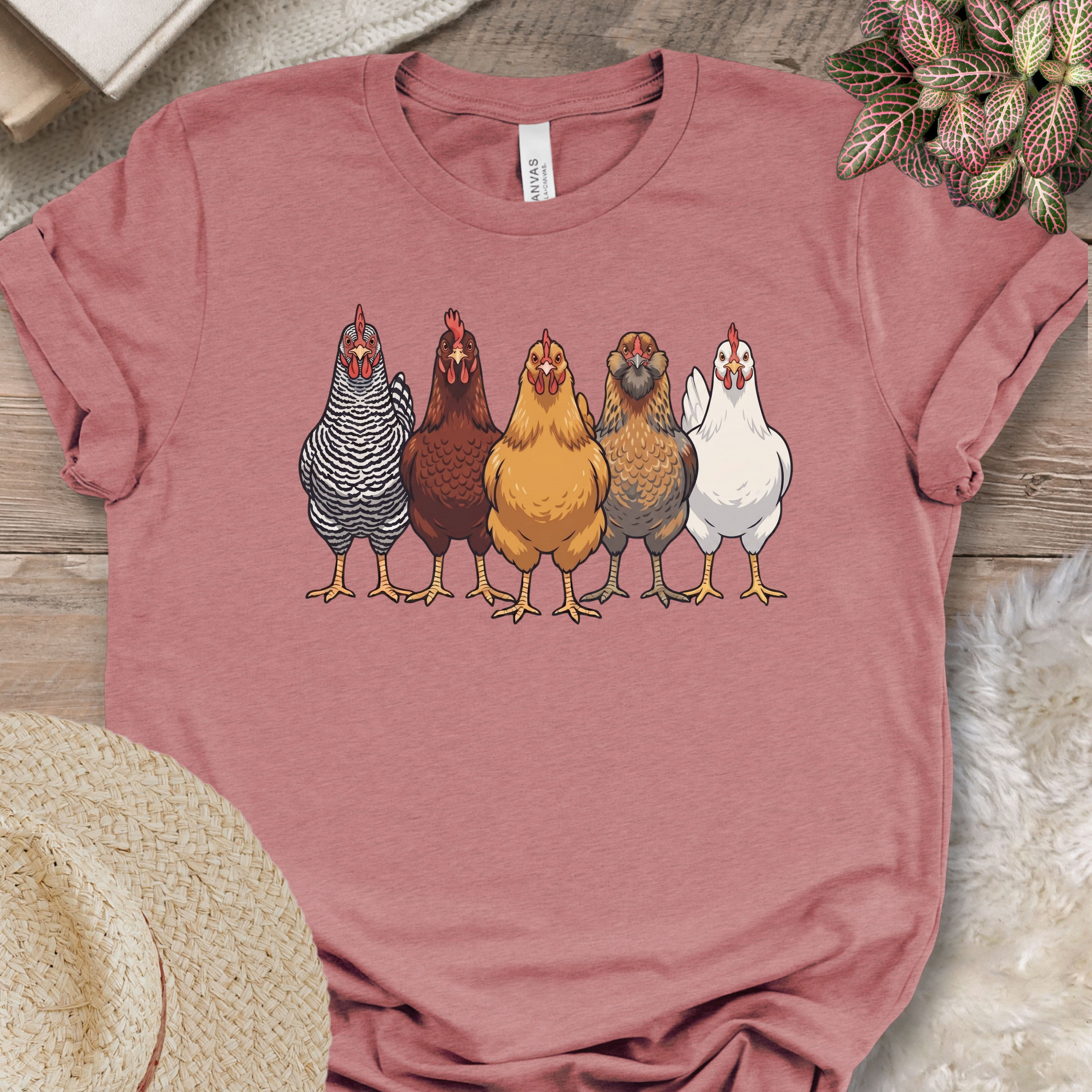 Heritage Chicken Breeds Lineup Shirt
