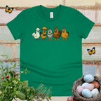 Kids Cartoon Chicken Breeds Tee