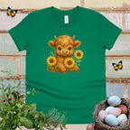 Kids Sunflower Cow Tee