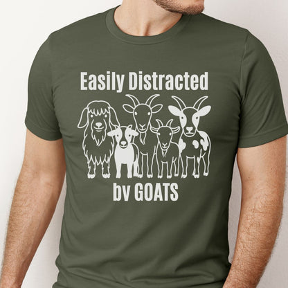Easily Distracted by Goats Tee