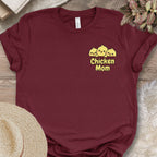 Cute Chicken Mom Chest Tee