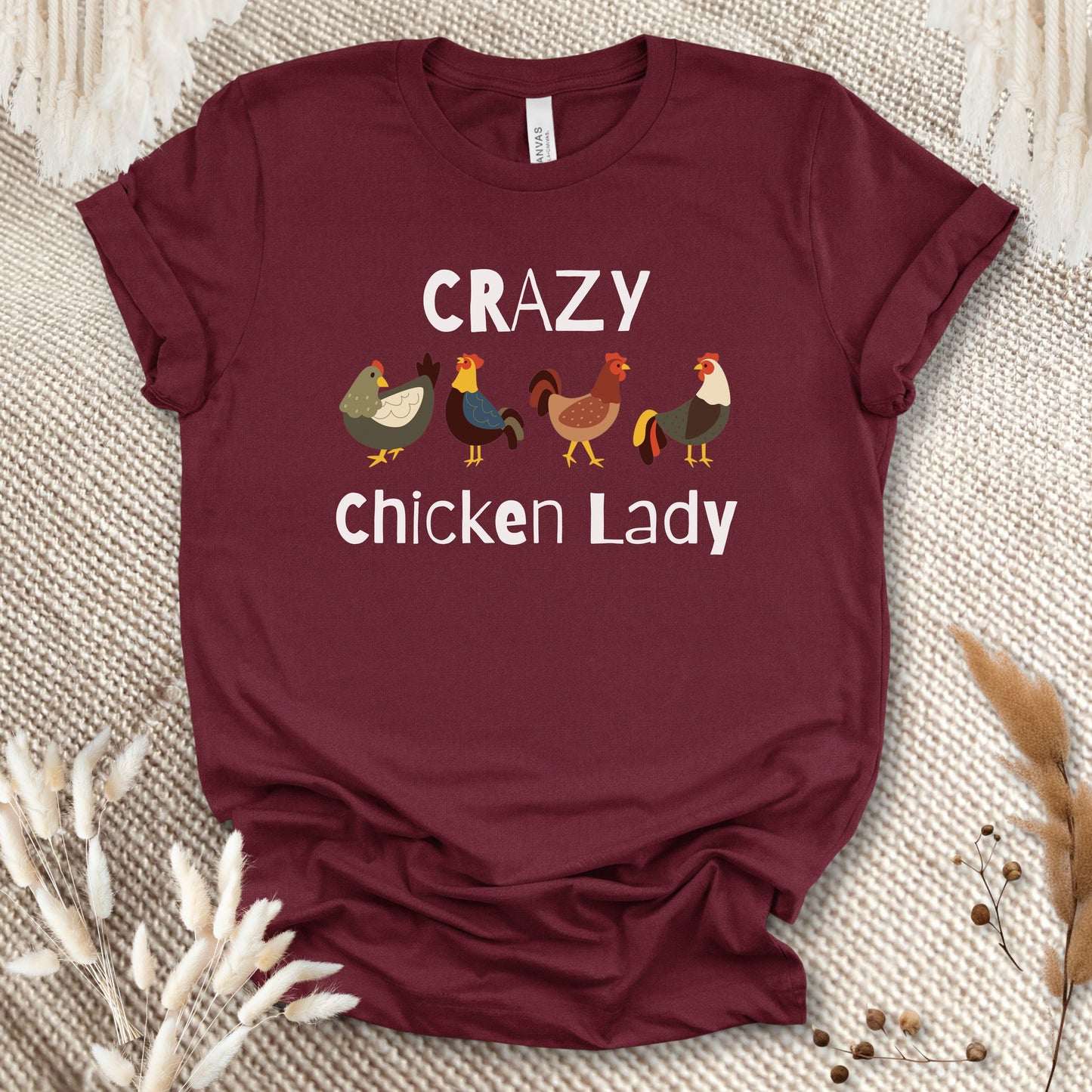 Crazy Chicken Lady T-shirt