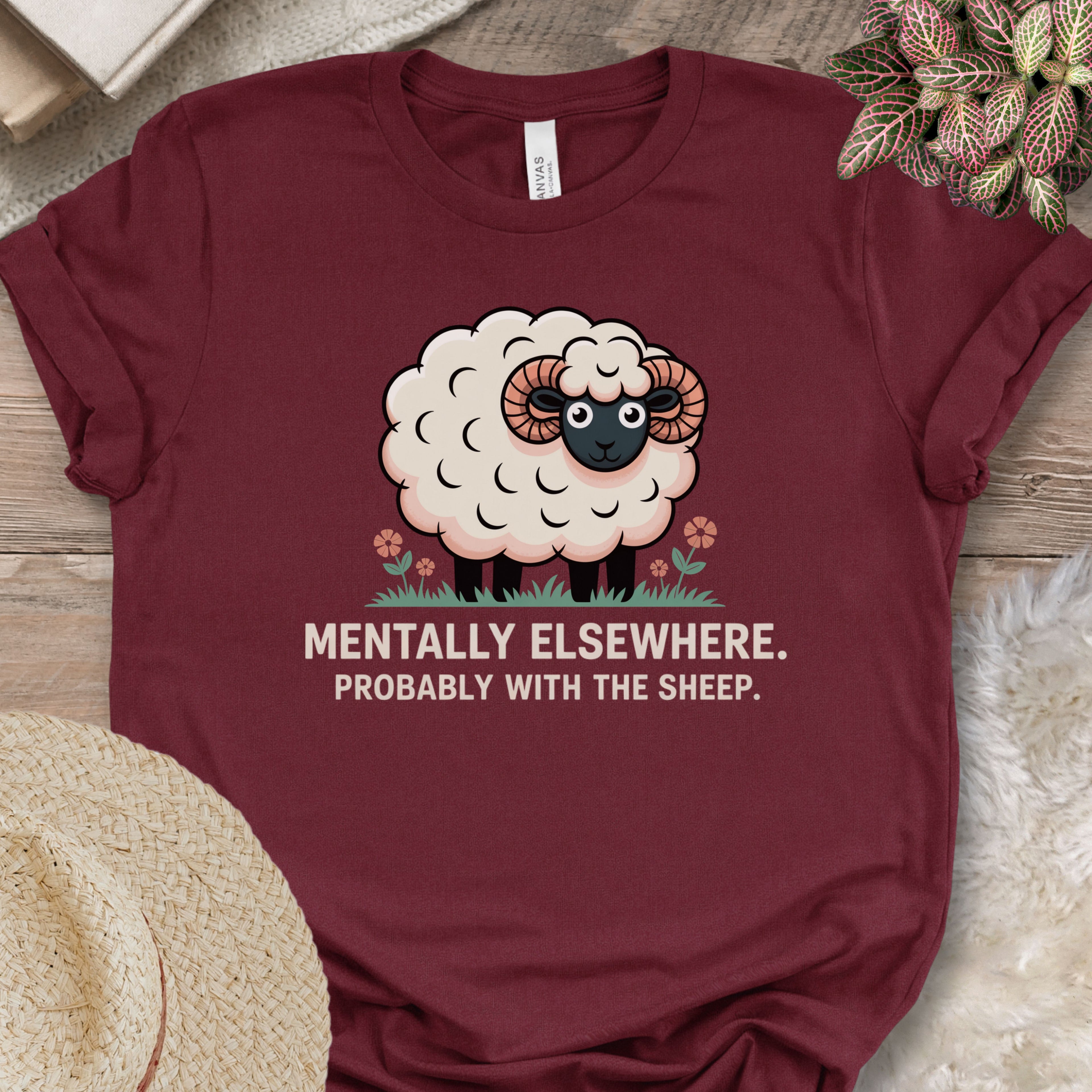 Sheep Daydream Farm Humor Shirt