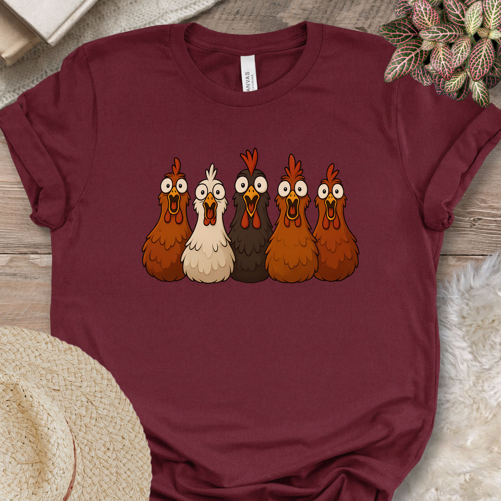 Surprised Chickens Tee